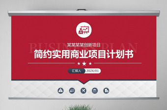 原创简约实用的项目创业融资商业计划书PPT